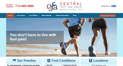 Desktop Screenshot of centralfoot.com